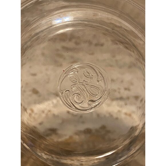 GE General Electric Vintage Glass Mixing Bowl Clear With Logo - Picture 4 of 4